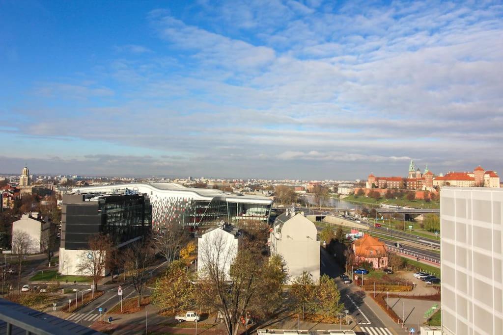 Apartament W Budynku Nad Wisla, Barska 69 Krakow Bagian luar foto
